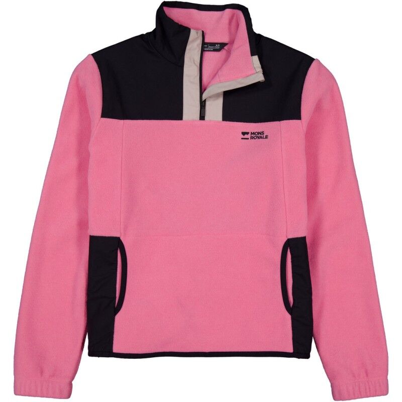 Pileup Wool Fleece 1/4 Zip - Merino Fleecevest - Dames