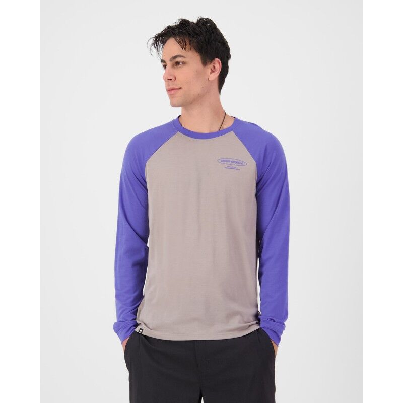 Mons Royale Icon Merino Raglan Long Sleeve - Camiseta de lã merino homem | Hardloop