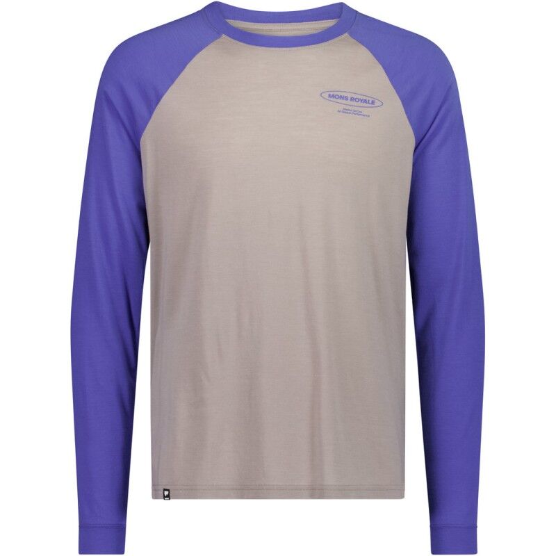 Mons Royale Icon Merino Raglan Long Sleeve - Camiseta de merino - Hombre | Hardloop
