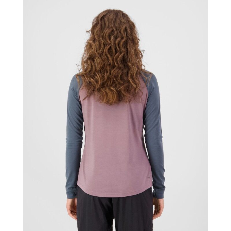 Mons Royale Icon Merino Raglan Long Sleeve - T-shirt en laine mérinos femme | Hardloop