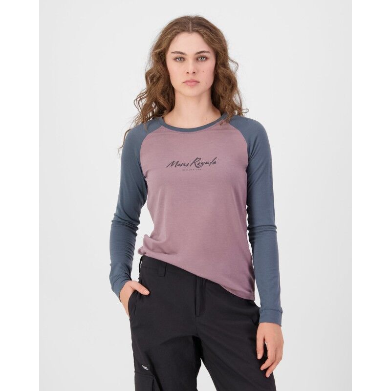 Mons Royale Icon Merino Raglan Long Sleeve - Koszulka z wełny Merino® damska | Hardloop