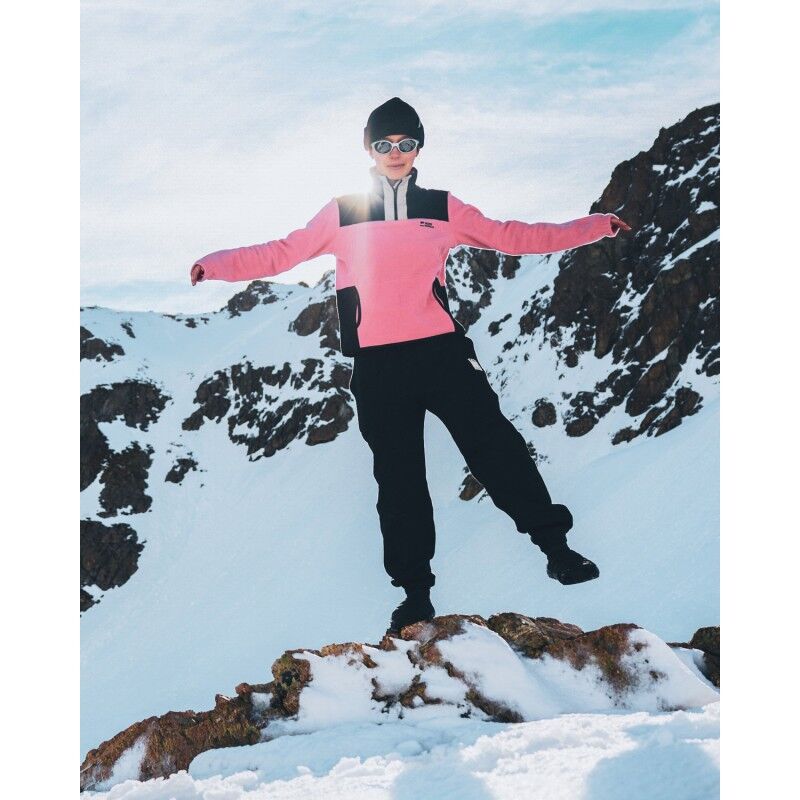 Mons Royale Pileup Wool Fleece 1/4 Zip - Merino Fleece jacket - Women's | Hardloop