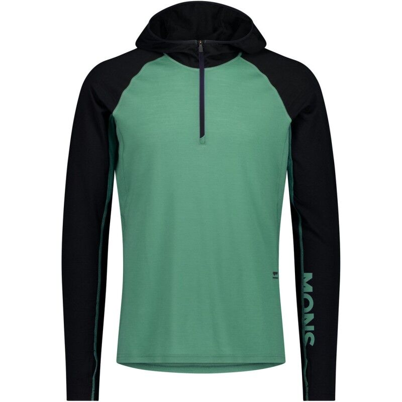 Temple Merino Long Sleeve Hood - Forro polar de lana merina - Hombre