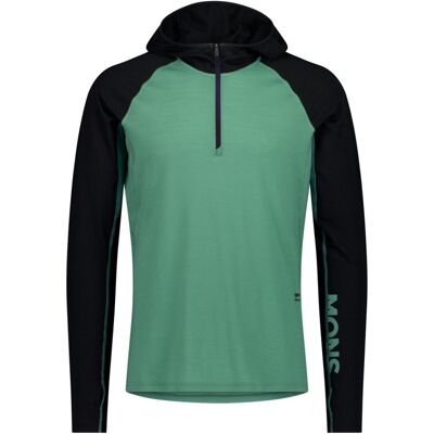 Temple Merino Long Sleeve Hood - Giacca in pile di merino - Uomo