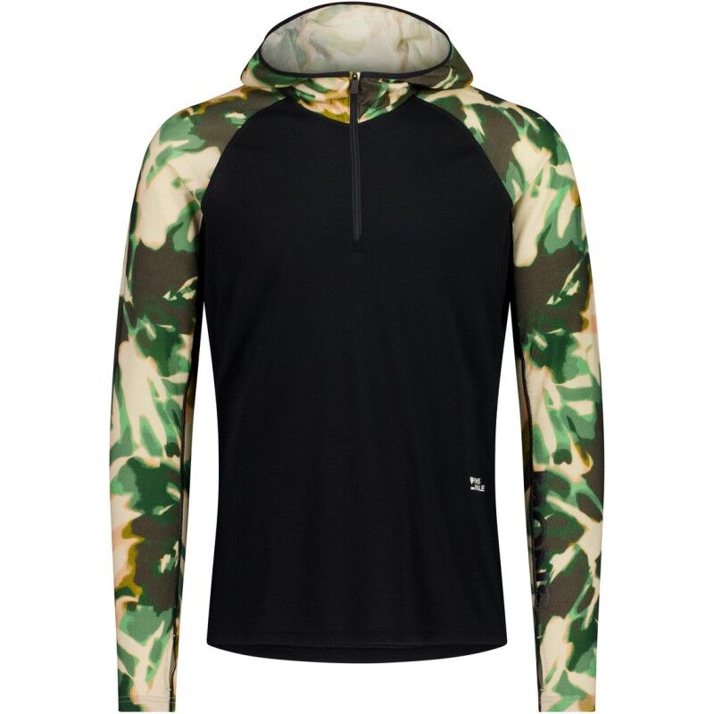 Temple Merino Long Sleeve Hood - Pánská fleesová mikina