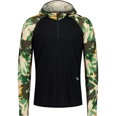 Temple Merino Long Sleeve Hood - Polar z wełny Merino® męski