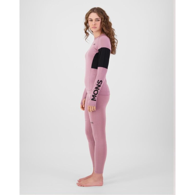 Mons Royale Olympus Merino Base Layer Legging - Merino wool Thermal Tight - Women's | Hardloop