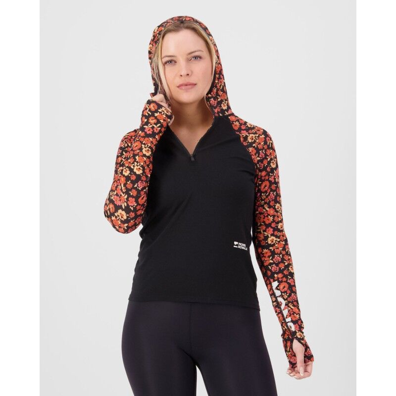 Mons Royale Bella Merino Long Sleeve Hood - Merino Fleece jacket - Women's | Hardloop