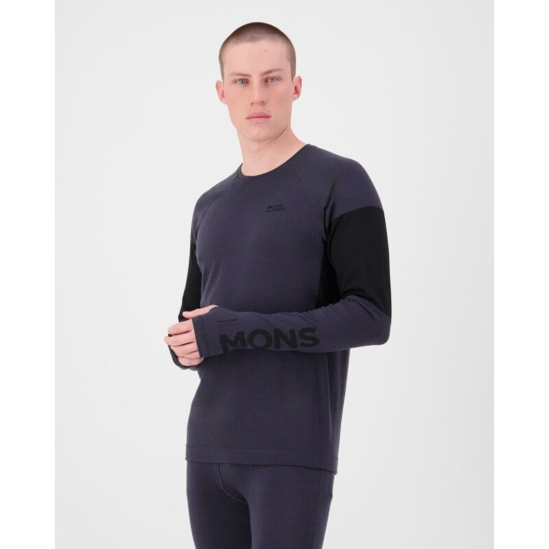 Mons Royale Olympus Merino Base Layer Long Sleeve - Pánské funkční triko | Hardloop