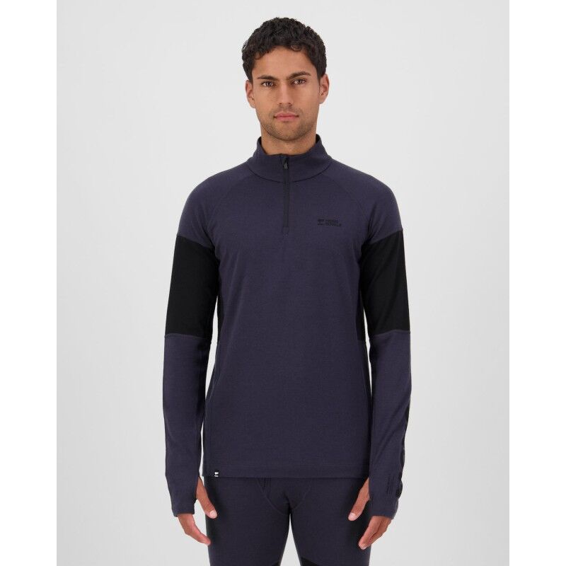 Mons Royale Olympus Merino Base Layer 1/4 Zip Long Sleeve - Ropa interior merino - Hombre | Hardloop