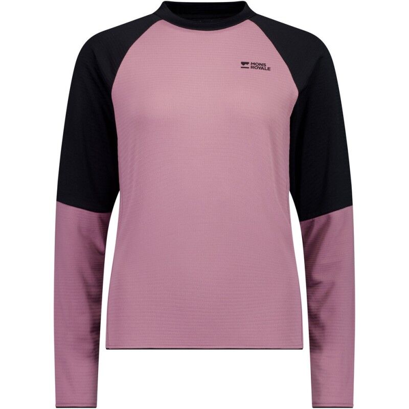 Quad Merino Fleece Pullover - Felpa di merino con cappuccio - Donna