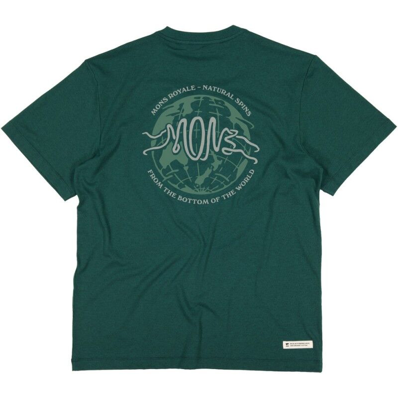 Mons Royale Yonder Merino Organic Cotton T-Shirt - T-shirt en laine mérinos homme | Hardloop