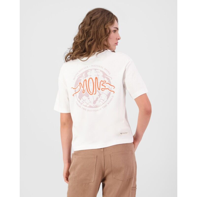 Mons Royale Yonder Merino Organic Cotton T-Shirt - Merino shirt - Women's | Hardloop