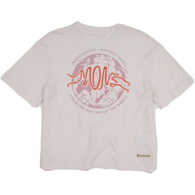 Mons Royale Yonder Merino Organic Cotton T-Shirt - Merino shirt - Women's | Hardloop