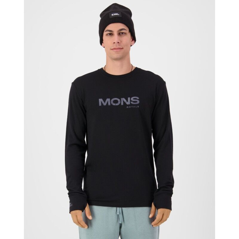Mons Royale Yotei Merino Classic Long Sleeve - T-shirt en laine mérinos homme | Hardloop