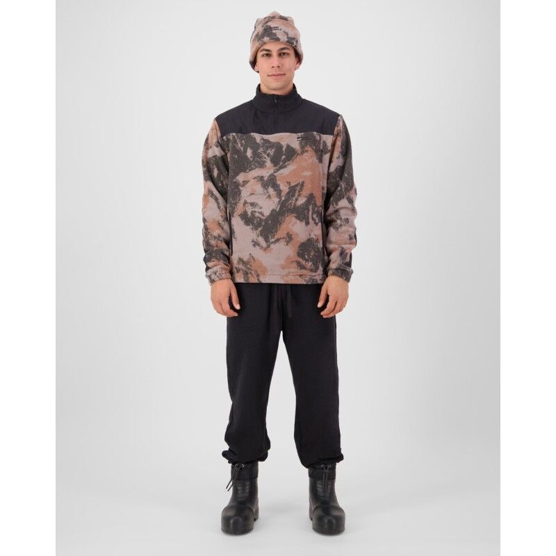 Mons Royale Pileup Wool Fleece 1/4 Zip - Merino Fleece jacket - Men's | Hardloop