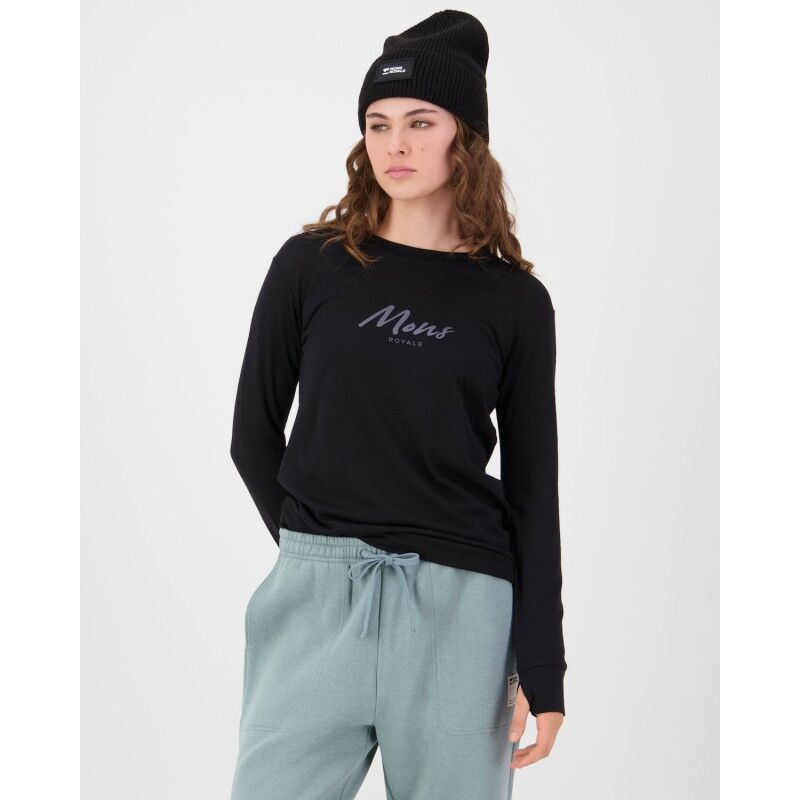 Mons Royale Yotei Merino Classic Long Sleeve - T-shirt en laine mérinos femme | Hardloop