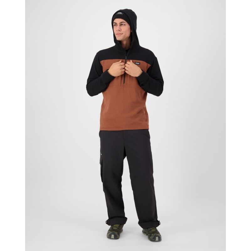 Mons Royale Offgrid Merino Fleece 1/2 Zip Long Sleeve - Merino Fleece jacket - Men's | Hardloop