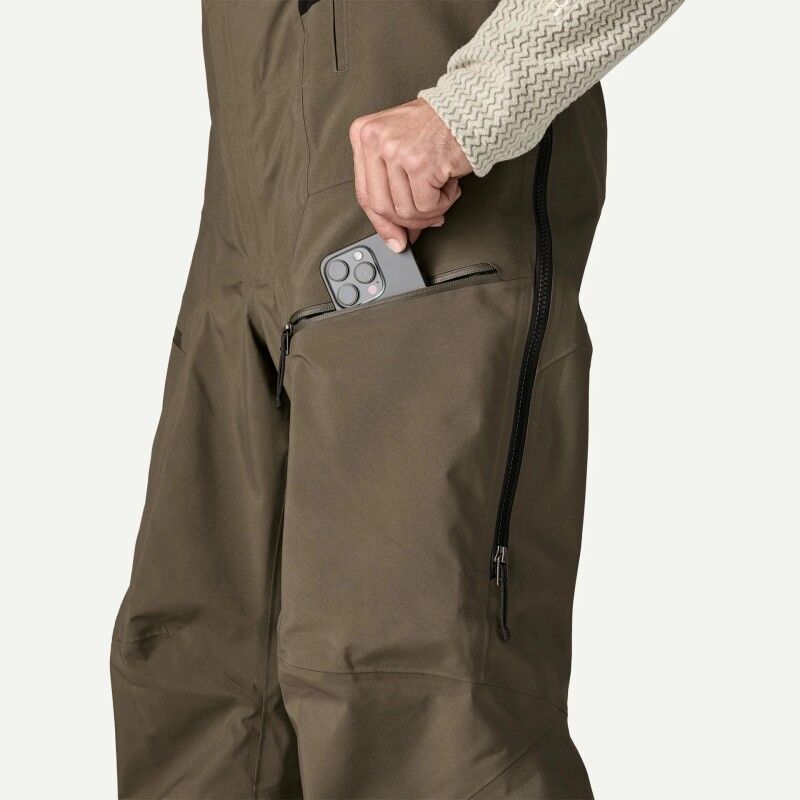 Patagonia Untracked Bibs - Pánské lyžařské kalhoty s laclem | Hardloop