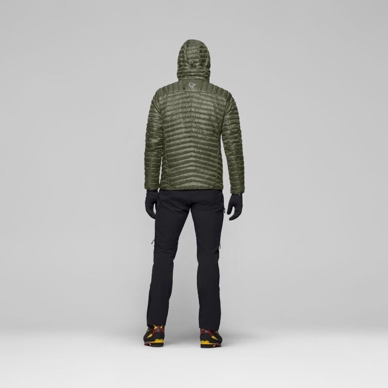 Norrona trollveggen down800 super light Hood M's - Syntetjacka - Herr | Hardloop