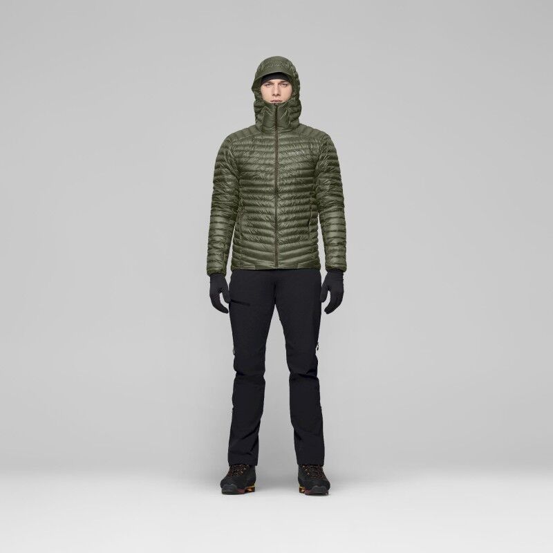 Norrona trollveggen down800 super light Hood M's - Syntetjacka - Herr | Hardloop