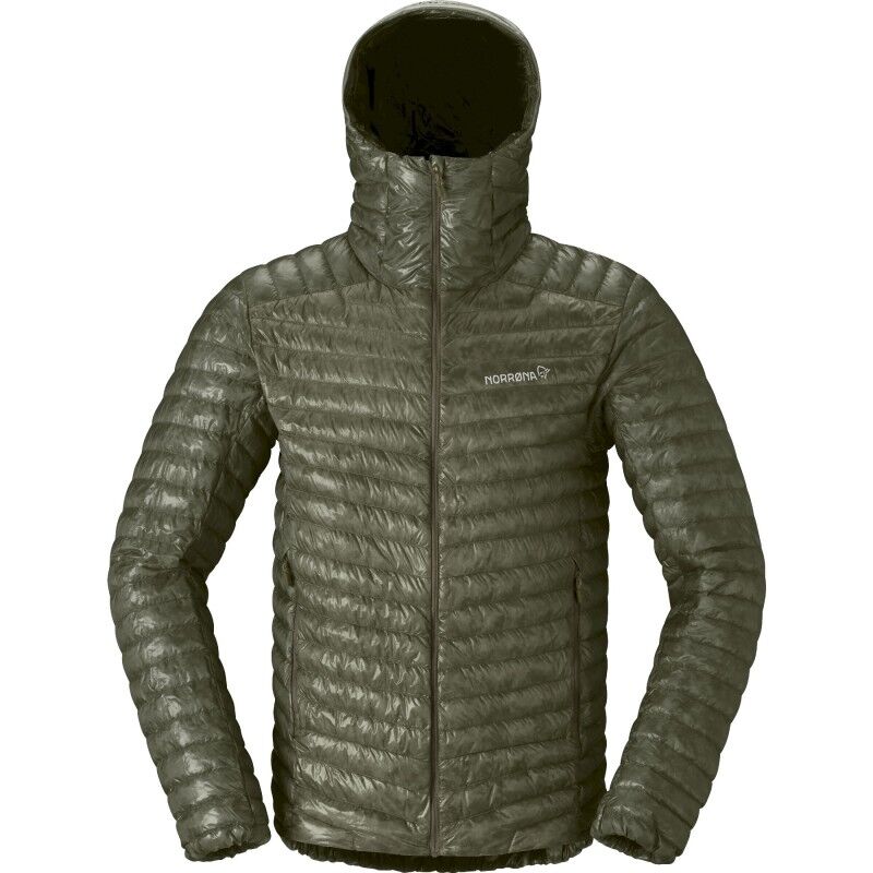 trollveggen down800 super light Hood M's - Syntetjacka - Herr