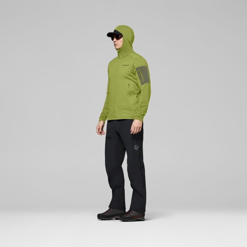 Norrona falketind warm2 stretch Hood M's - Fleecejacke - Herren | Hardloop