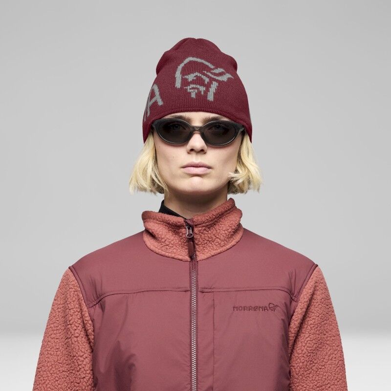 Norrona /29 MerinoUll Logo Beanie - Mössa | Hardloop