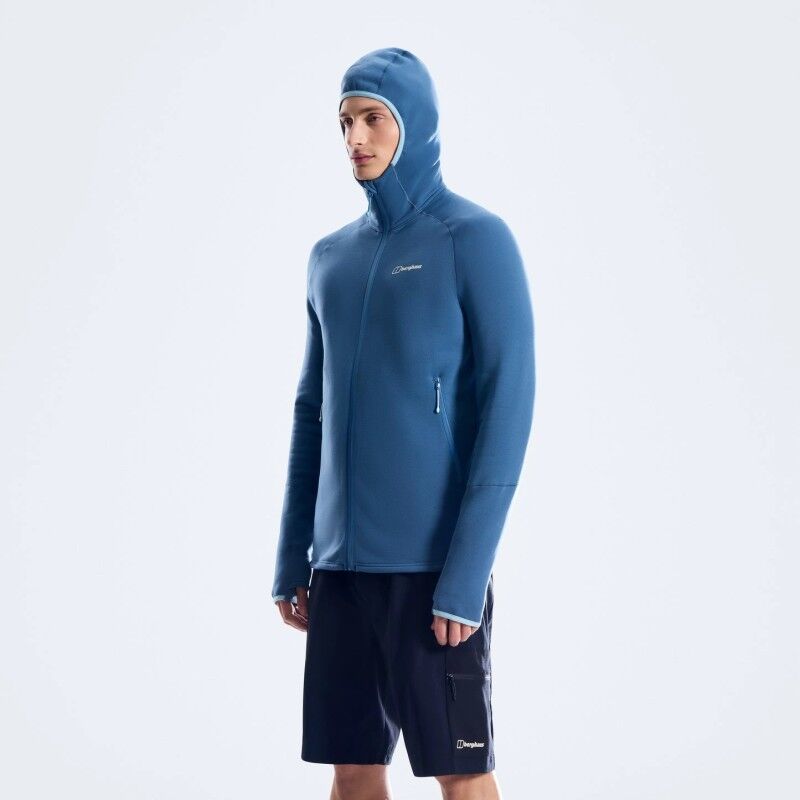Berghaus Kinetic Powerstretch Hoody - Fleecejacke - Herren | Hardloop