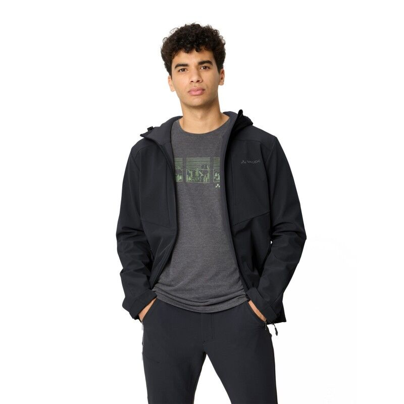 Vaude Men's Cyclone Hooded Jacket II - Softshelljacke - Herren | Hardloop