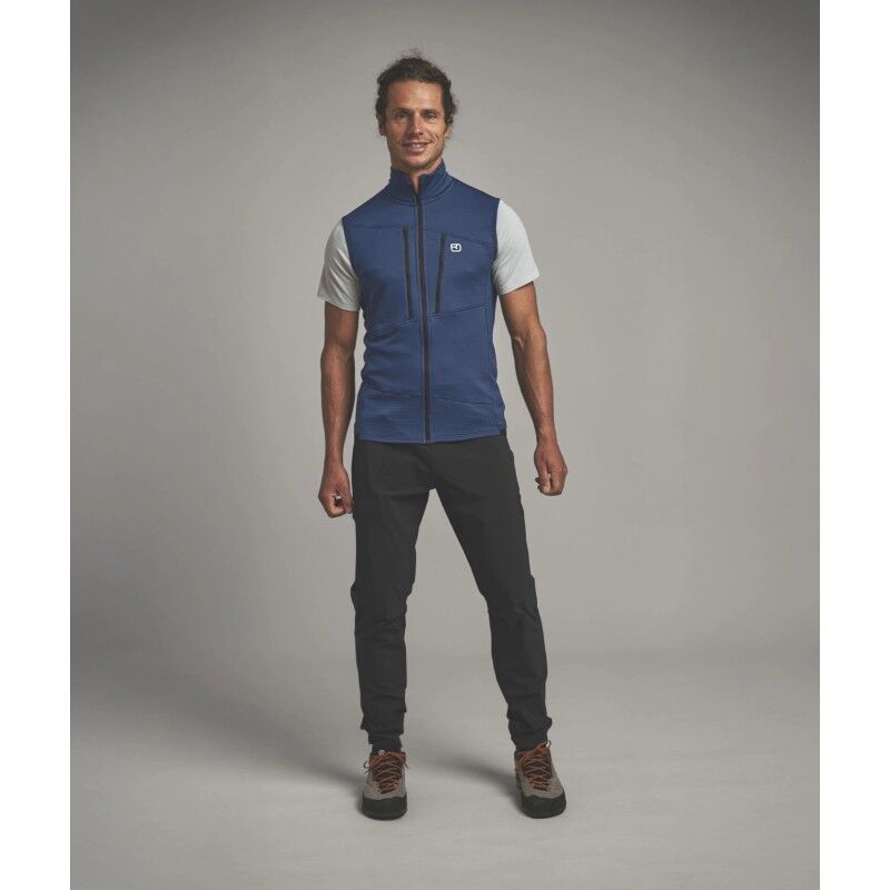 Ortovox Fleece Grid Vest - Chaleco - Hombre | Hardloop