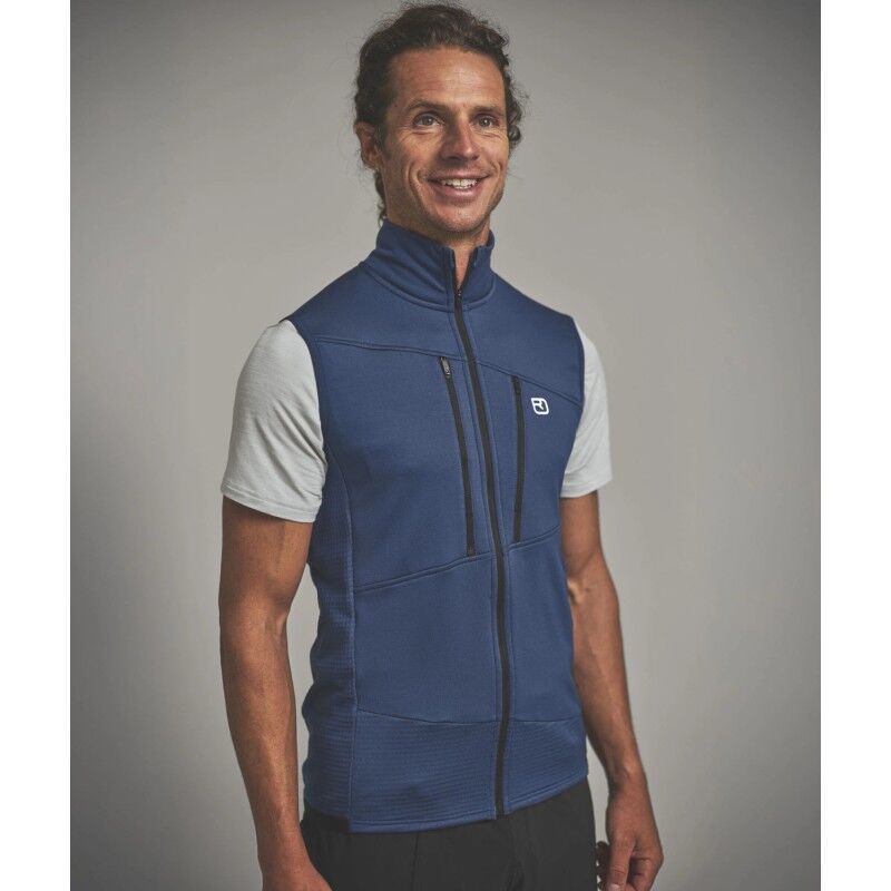 Ortovox Fleece Grid Vest - Chaleco - Hombre | Hardloop