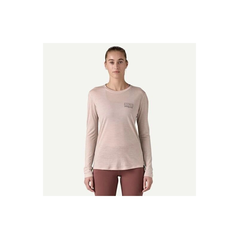 Patagonia L/S Cap Cool Merino Graphic Shirt - T-shirt Damer