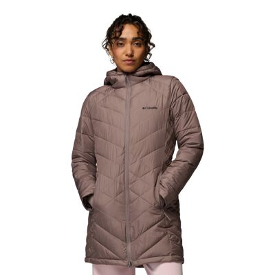 Heavenly Long Hooded Jacket - Synthetic jacket - Women's