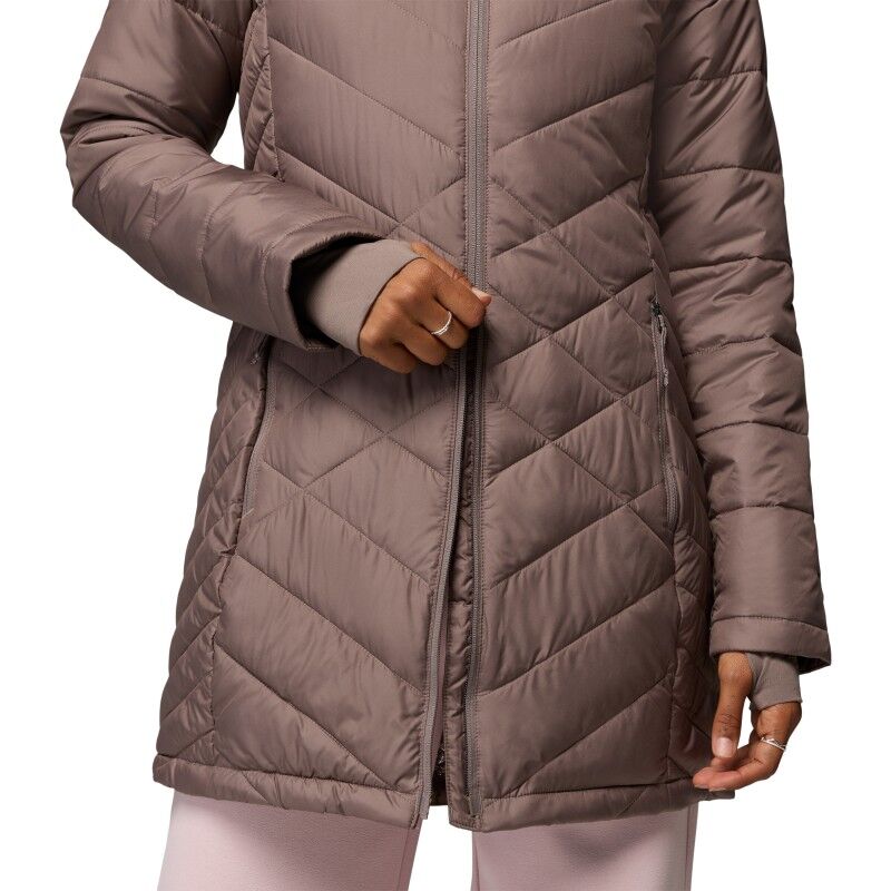 Columbia Heavenly Long Hooded Jacket - Dámská péřova | Hardloop