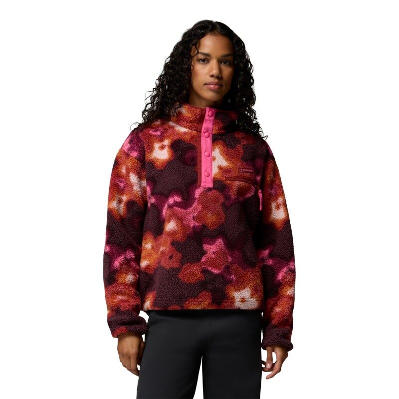 Helvetia II Printed Cropped Half Snap - Polaire femme