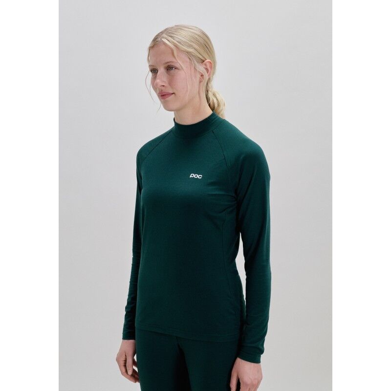 Poc Layer Merino Mock Neck Jersey - Cycling thermal base layers - Women's | Hardloop