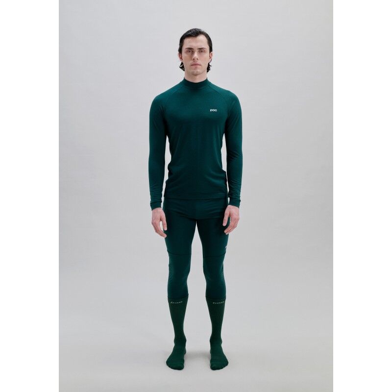 Poc M's Layer Merino Mock Neck Jersey - Underställ merinoull - Herr | Hardloop
