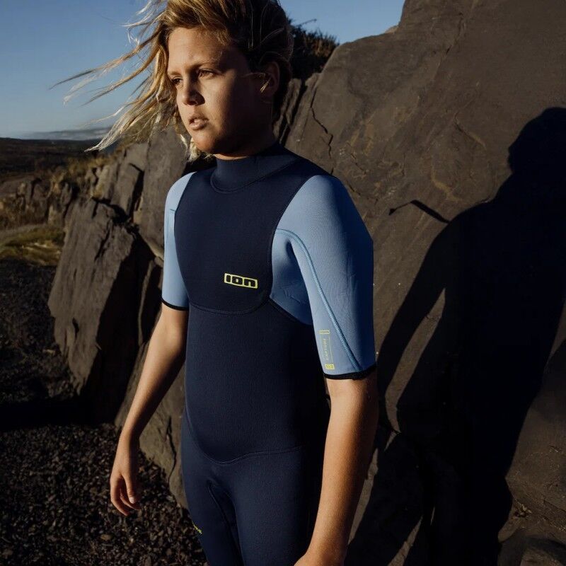 ION Capture 3/2 Ss Back Zip Junior - Combinaison de surf enfant | Hardloop