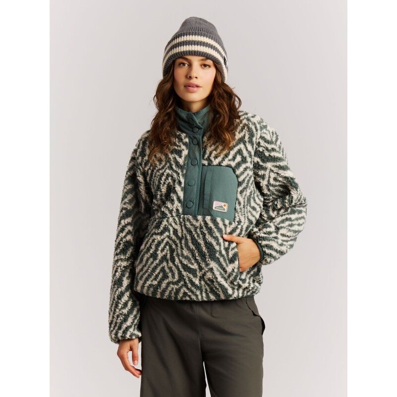 Protest Prtjosey 1/4 Button Top - Fleecevest - Dames | Hardloop