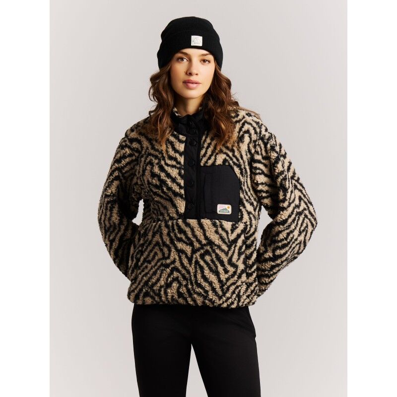Prtjosey 1/4 Button Top - Bluza polarowa damska
