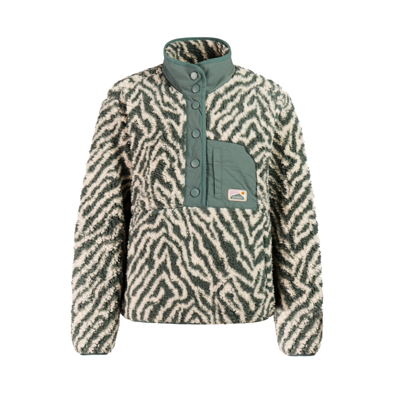 Protest Prtjosey 1/4 Button Top - Fleecevest - Dames | Hardloop