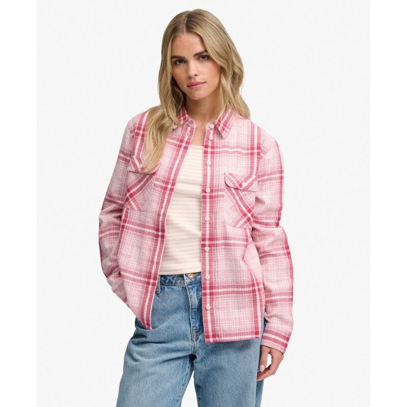 Superdry Lumberjack Check Flannel Shirt - Shirt - Women's | Hardloop