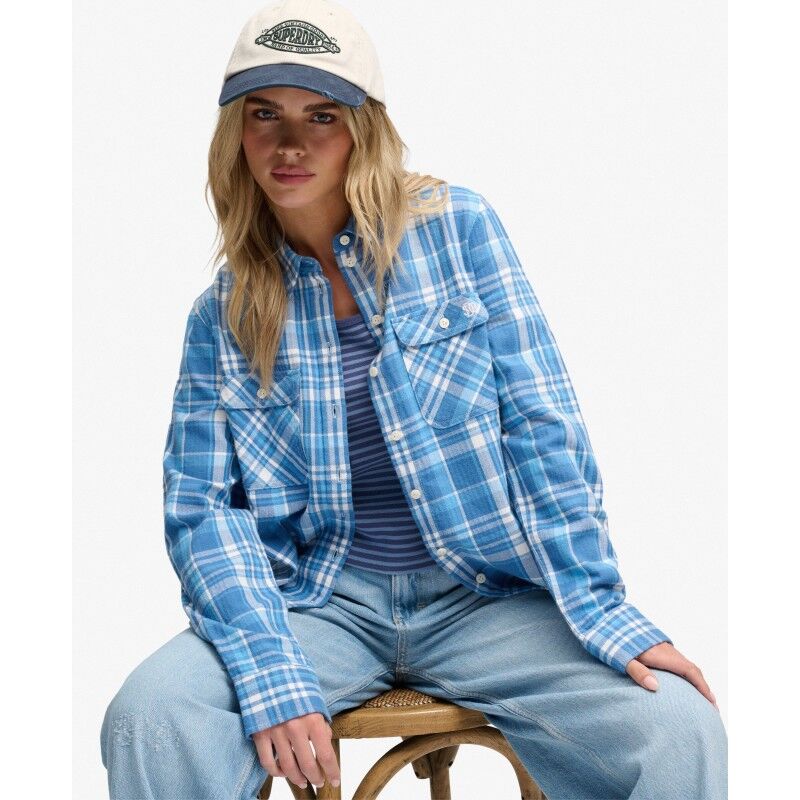 Superdry Lumberjack Check Flannel Shirt - Shirt - Women's | Hardloop