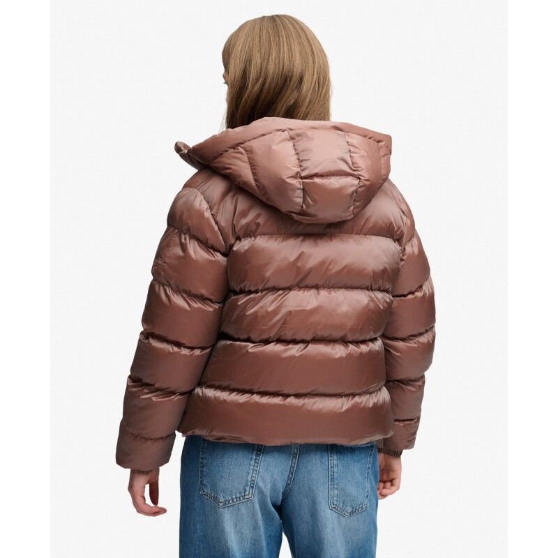 Superdry Hooded Shine Puffer Jacket - Kurtka damski | Hardloop
