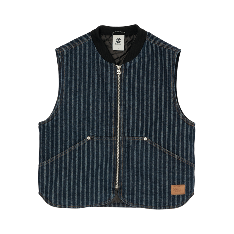 Element Chore Vest Herringbone Denim W - Hihaton takki - Naiset | Hardloop