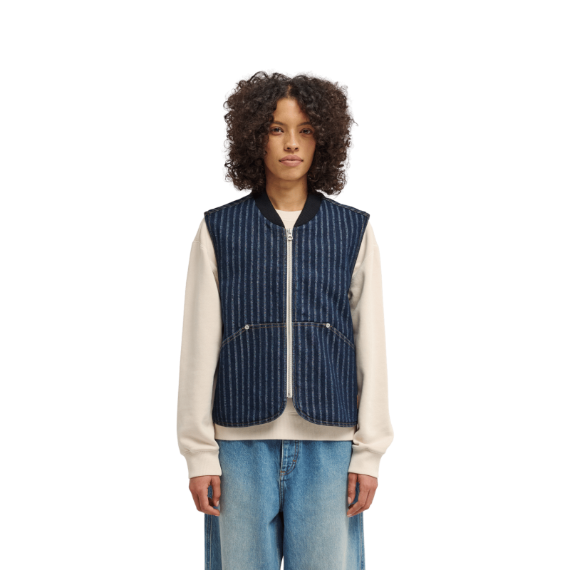 Element Chore Vest Herringbone Denim W - Hihaton takki - Naiset | Hardloop