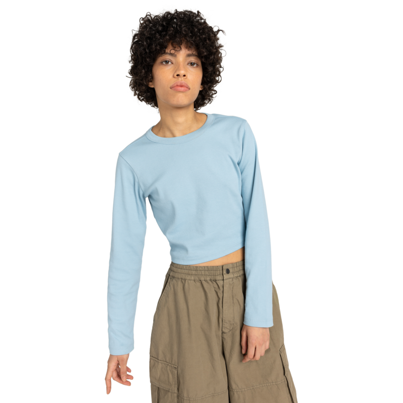 Icon Crop Ls W - T-shirt - Damer