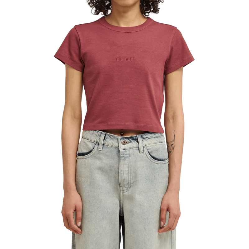 Lowcase Crop Ss W - T-shirt - Damer