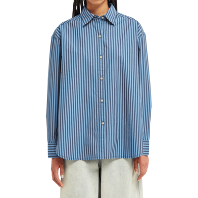 Classic Boyfriend Ls W - Camisa - Mujer